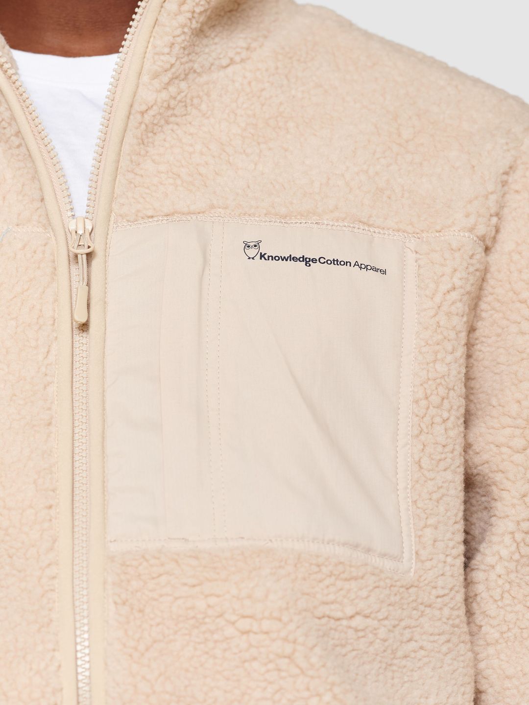 Zip Sweat Teddy Fleece item colour von KnowledgeCotton Apparel