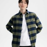 Flannel Shirt Akhela thyme check von MELAWEAR