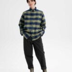 Flannel Shirt Akhela thyme check von MELAWEAR