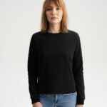 Longsleeve Aastha black von MELAWEAR