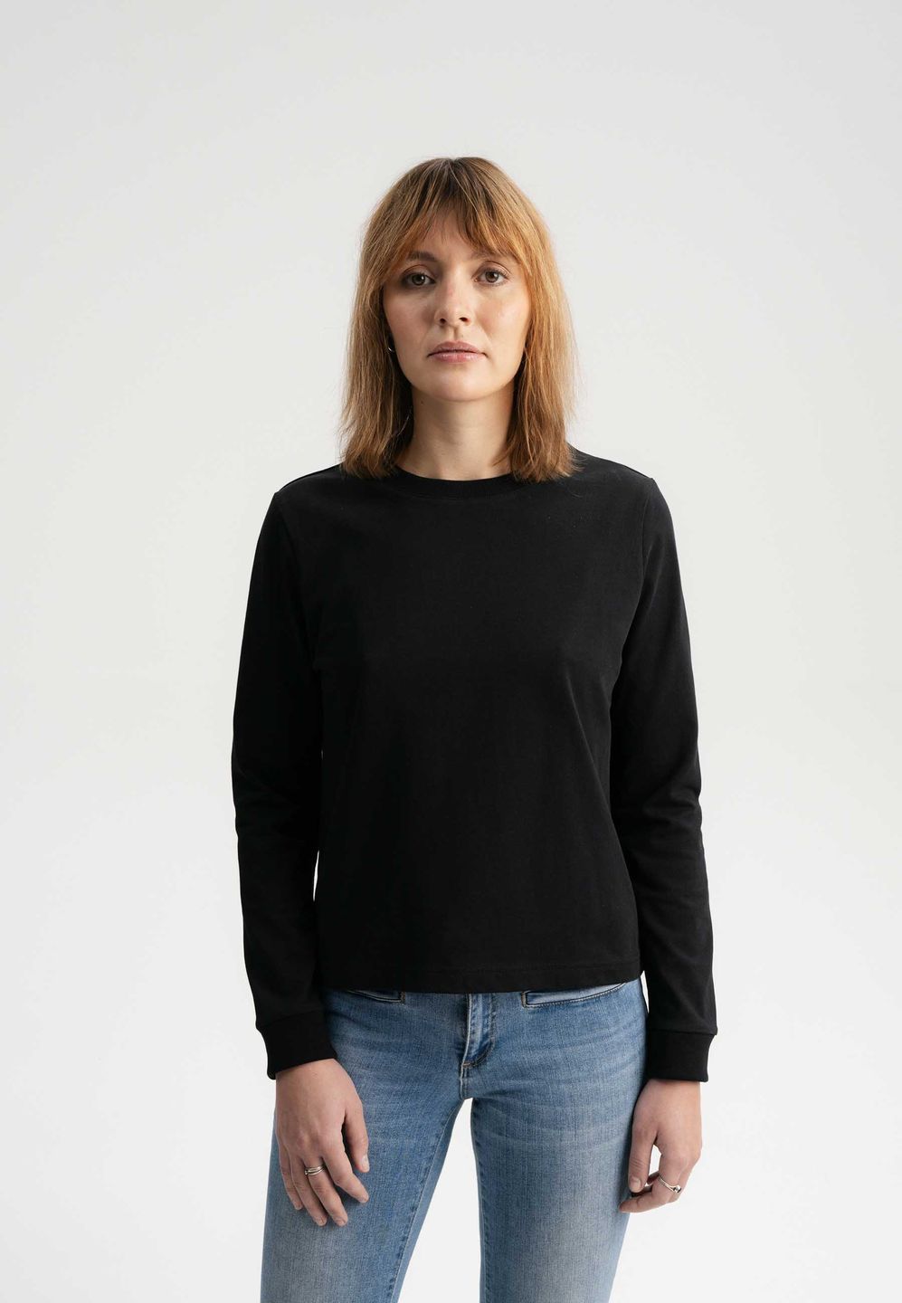 Longsleeve Aastha black von MELAWEAR