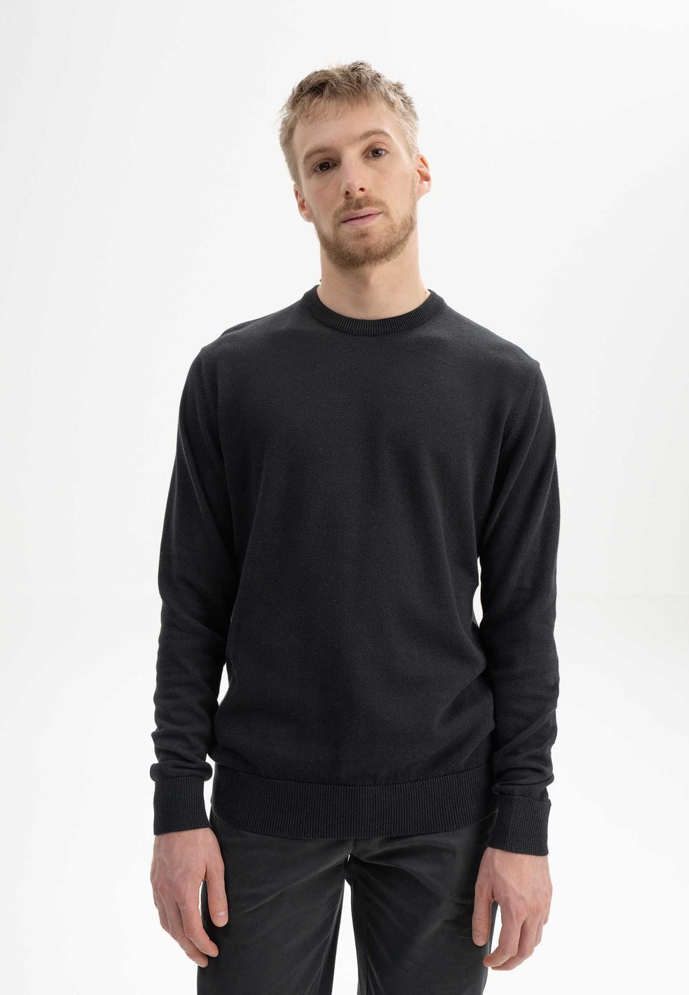 Pullover Feinstrick Himal black von MELAWEAR