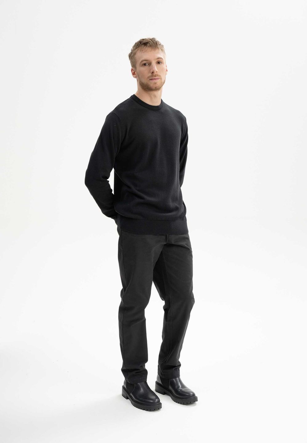 Pullover Feinstrick Himal black von MELAWEAR