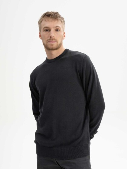 Pullover Feinstrick Himal black von MELAWEAR