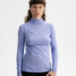 Rollkragen Longsleeve Anchal forgetmenot von MELAWEAR