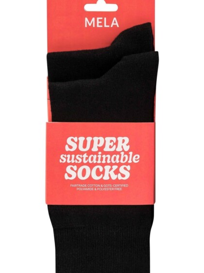 Socken Basic 2 Pack black von MELAWEAR