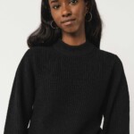 Strickpullover Riya black von MELAWEAR