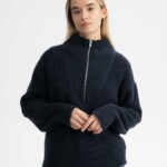 Strickpullover Troyer Kimaya navy von MELAWEAR