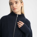 Strickpullover Troyer Kimaya navy von MELAWEAR