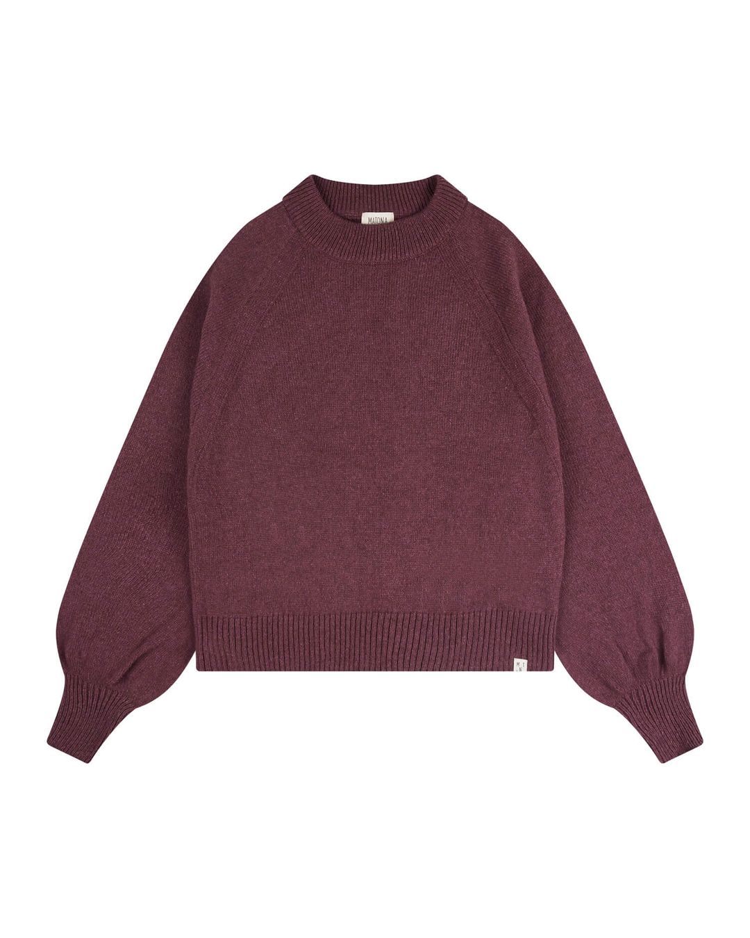 Raglan Pullover berry von Matona