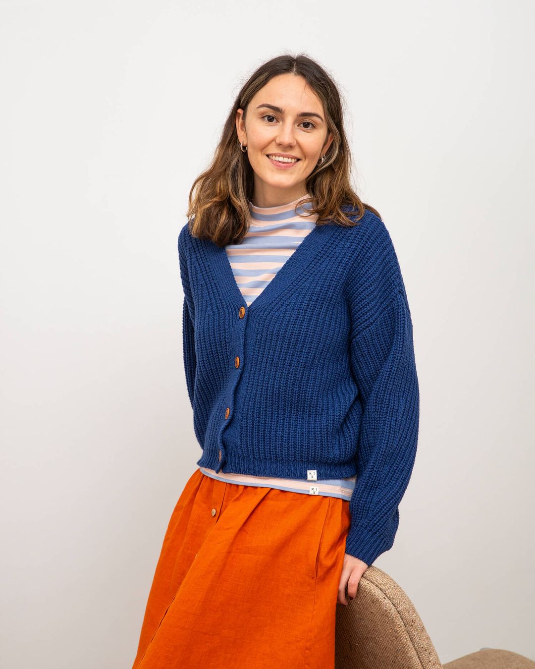 Strick Cardigan royal blue von Matona