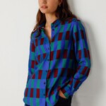 Bluse Asune geo von Skunkfunk