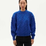 Strickpullover Carmen blue von Thinking MU