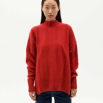 Strickpullover Carol red von Thinking MU