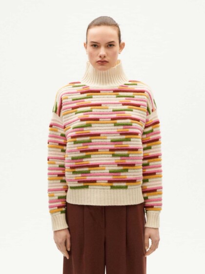 Strickpullover Idra Streifen multicolor von Thinking MU