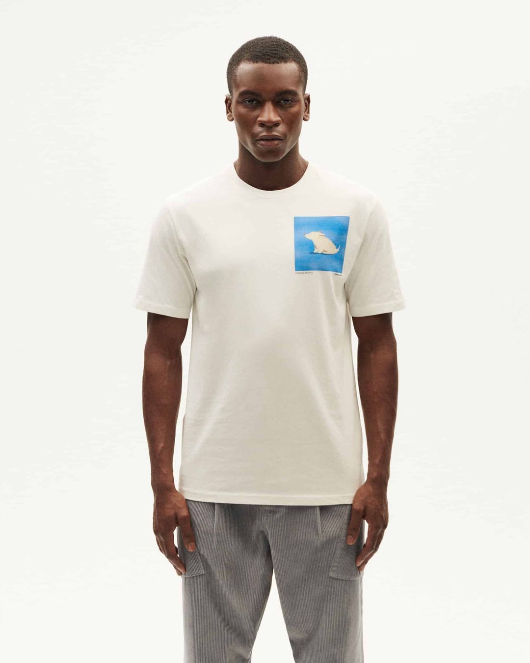 T-Shirt Zach white von Thinking MU