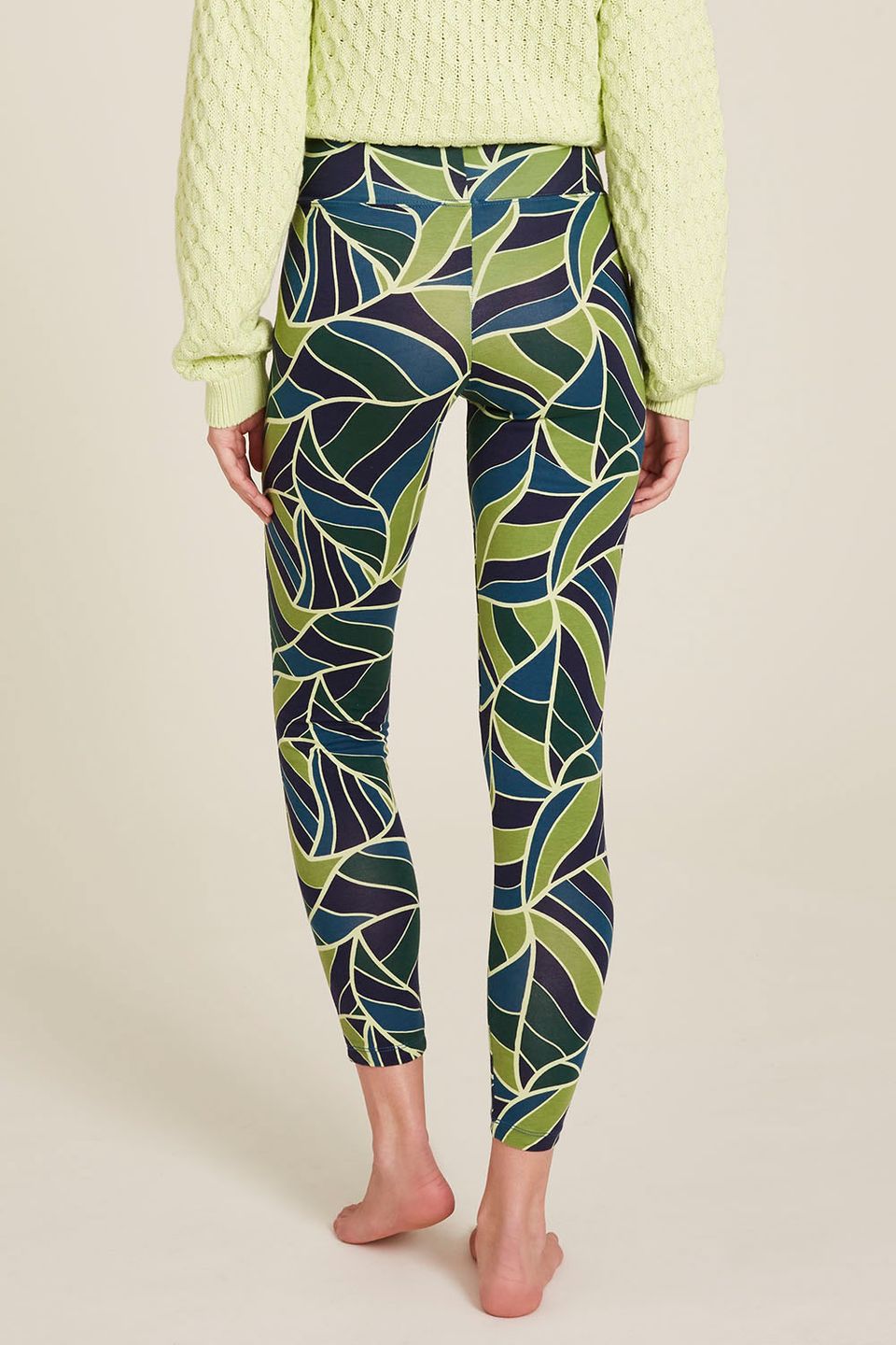 Jersey-Leggings green birch von Tranquillo