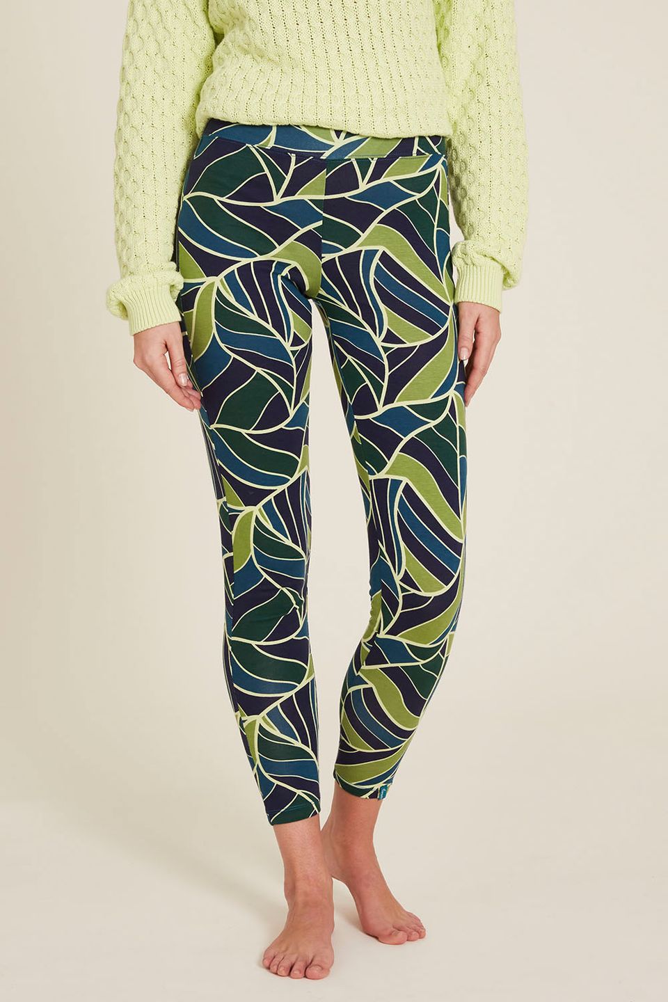 Jersey-Leggings green birch von Tranquillo