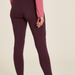 Jersey-Leggings plum von Tranquillo