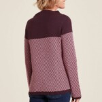 Rollkragenpullover plum von Tranquillo