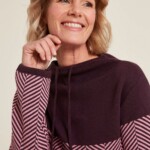 Rollkragenpullover plum von Tranquillo