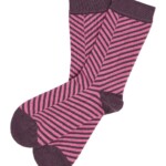 Socken im modernen Look plum von Tranquillo