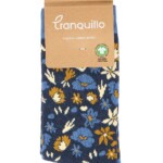 Socken mit floralem Print indigo von Tranquillo