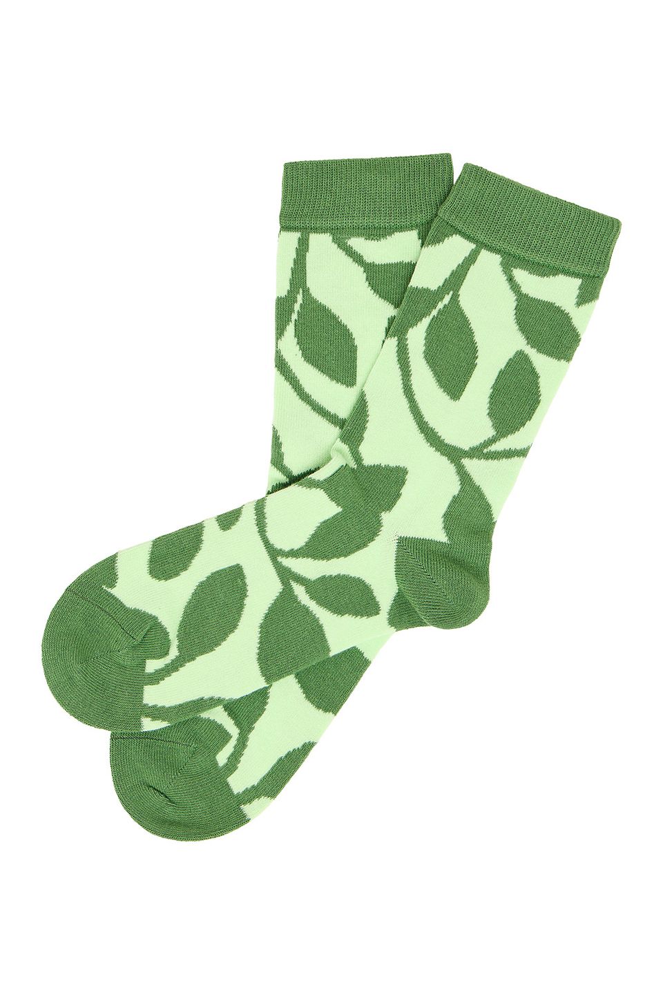 Socken mit floralem Print matcha von Tranquillo