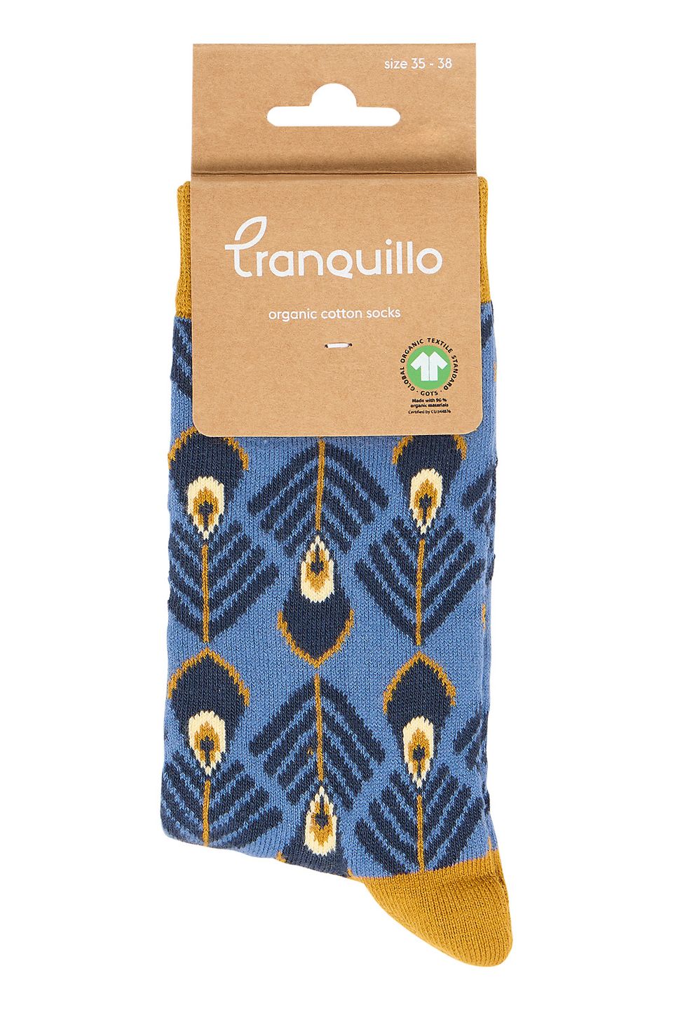 Socken mit orientalischen Muster golden spice von Tranquillo