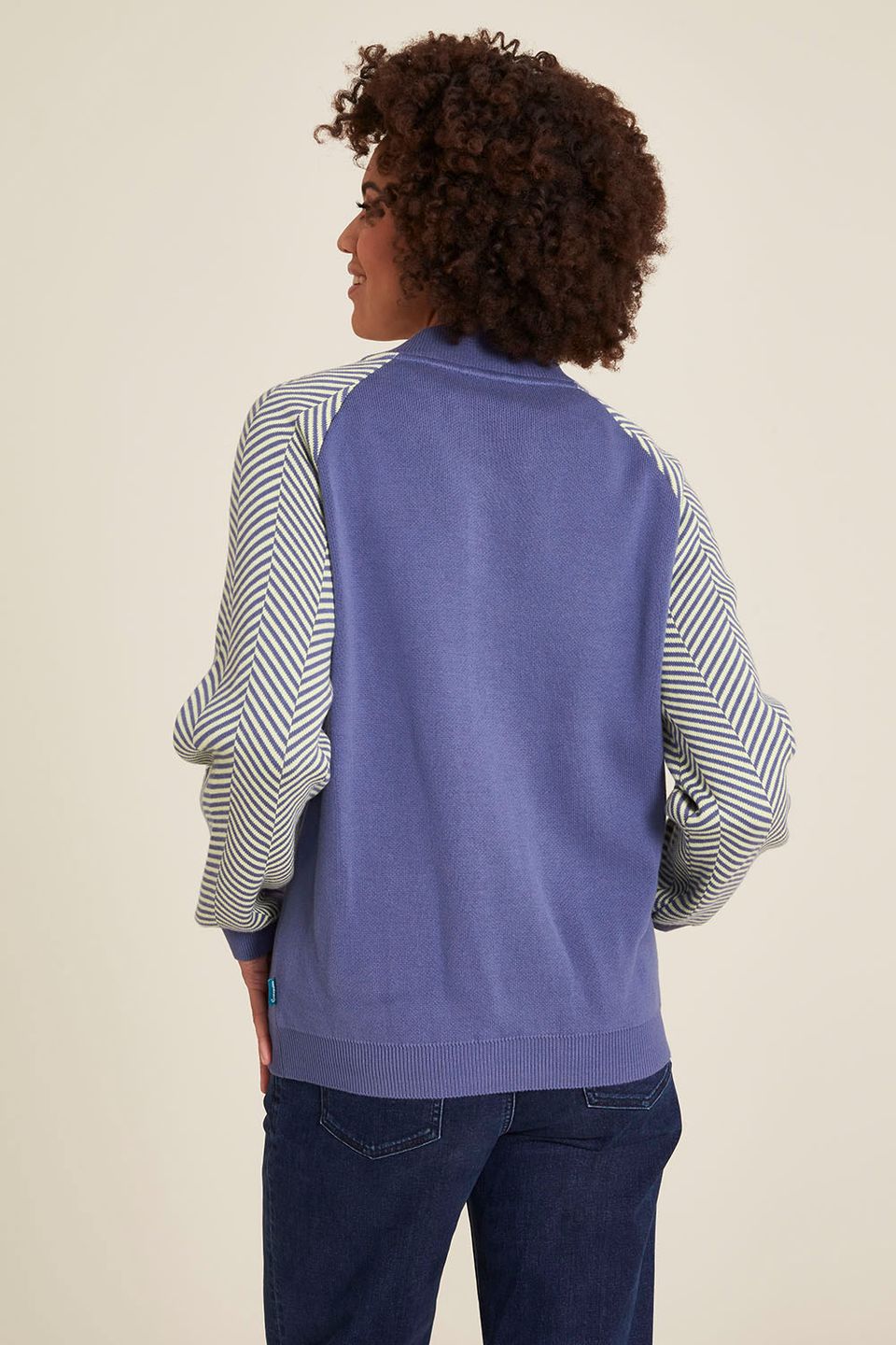 Strickjacke Locker indigo von Tranquillo