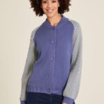 Strickjacke Locker indigo von Tranquillo