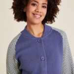 Strickjacke Locker indigo von Tranquillo