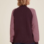 Strickjacke Locker plum von Tranquillo