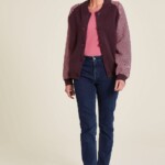 Strickjacke Locker plum von Tranquillo