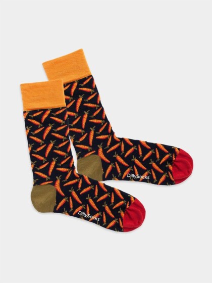 Socken Carrot Cake multi von DillySocks