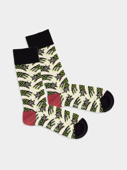 Socken Scratch Cats multi von DillySocks