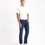 Jeans Nick Straight basic blue von Kuyichi