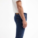 Jeans Nick Straight basic blue von Kuyichi