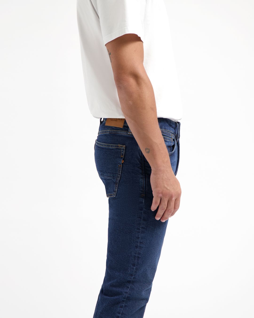 Jeans Nick Straight basic blue von Kuyichi