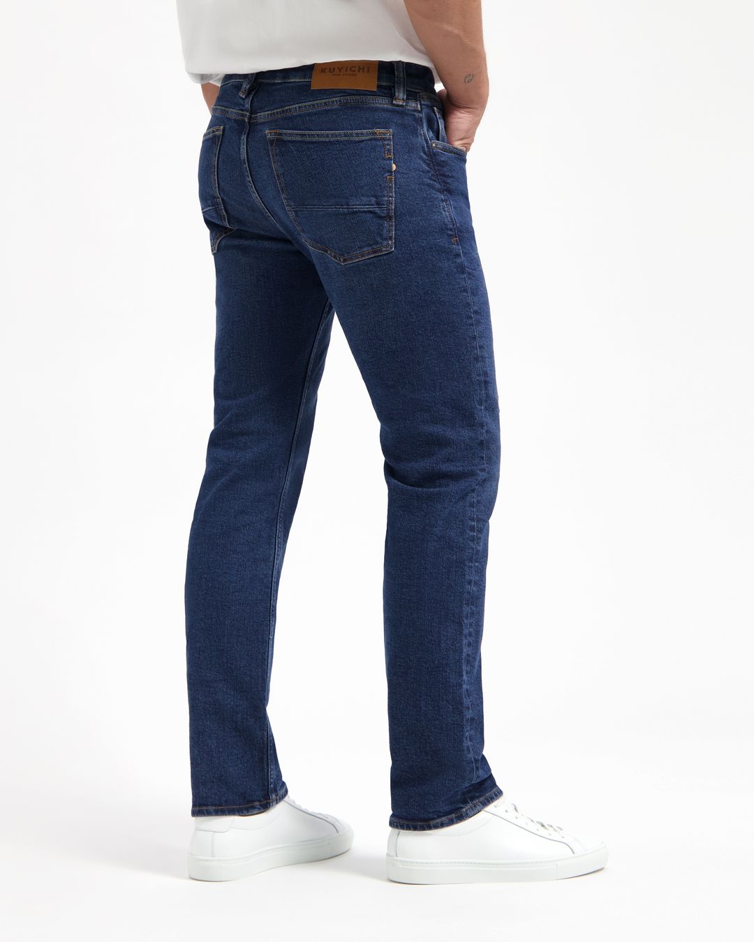 Jeans Nick Straight basic blue von Kuyichi