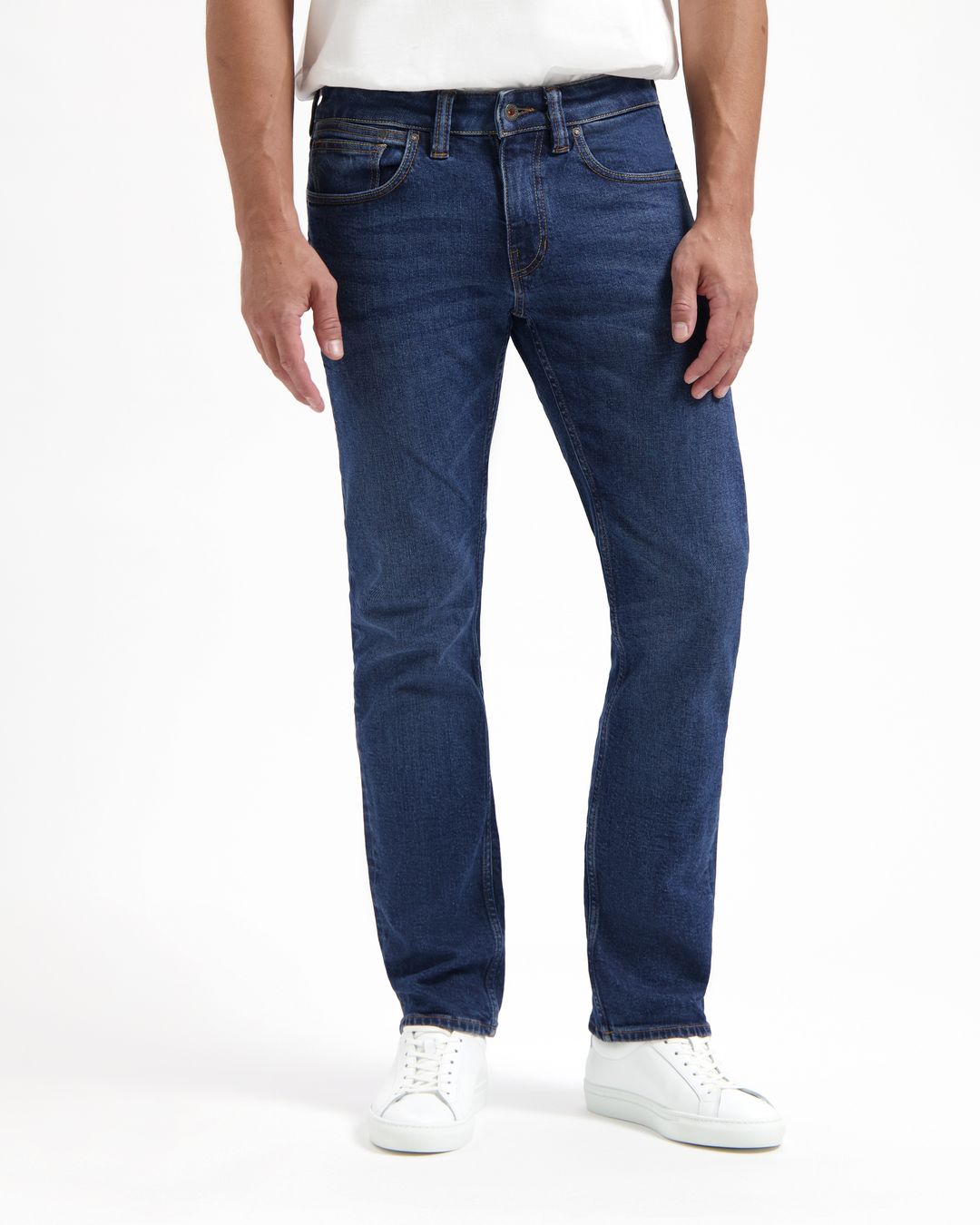 Jeans Nick Straight basic blue von Kuyichi