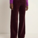 Hose Marlene Kord brown bordeaux von Lanius