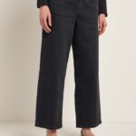 Jeans Cropped 24 black von Lanius