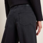 Jeans Cropped 24 black von Lanius