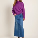 Pullover Oversized violet von Lanius