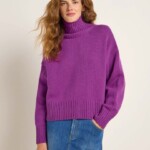 Pullover Oversized violet von Lanius