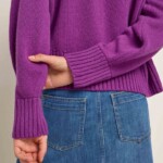 Pullover Oversized violet von Lanius