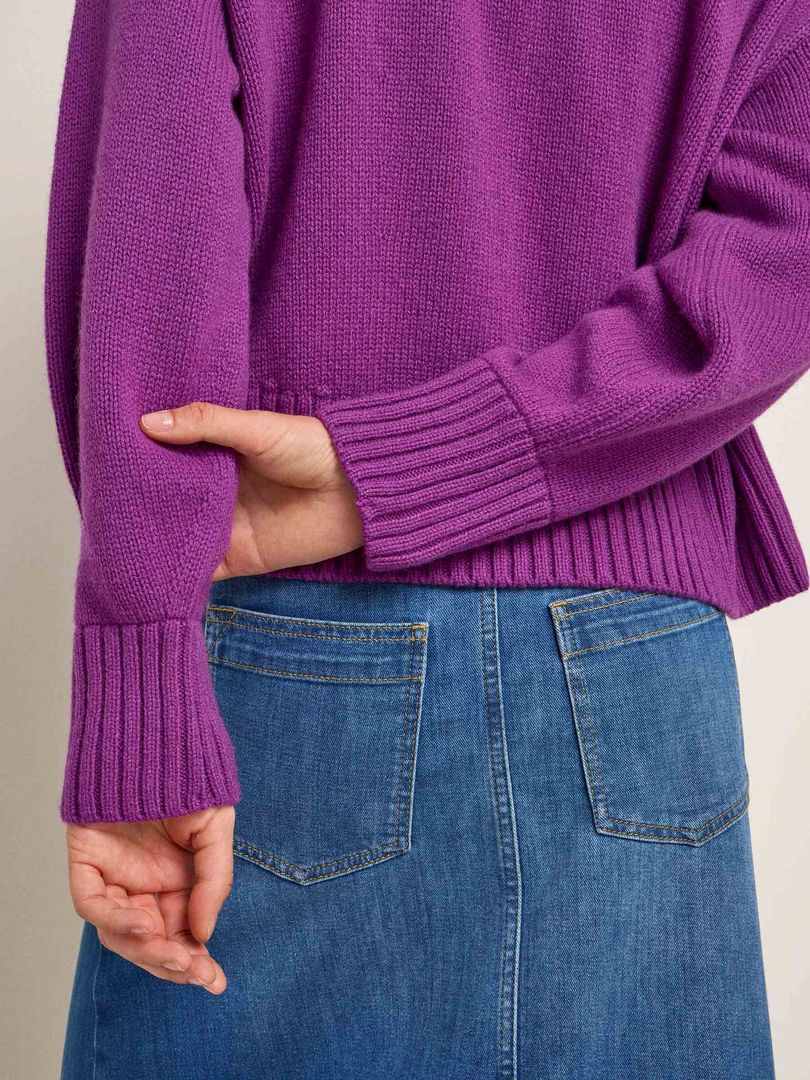 Pullover Oversized violet von Lanius