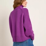 Pullover Oversized violet von Lanius