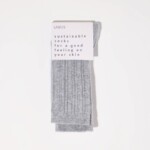 Rippenstrick-Socken grey melange von Lanius